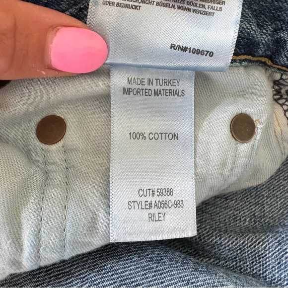 Agolde Riley High Rise Straight Crop - Picture 14 of 14